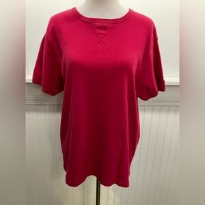 Vintage Polo Jeans Co Ralph Lauren Red Short Sleeve Sweatshirt Tee